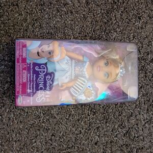 Disney Princess Doll with Sparkling Silver and Blue Dress